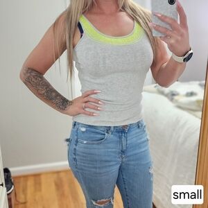Victoria's Secret | Neon Trim Tank Top